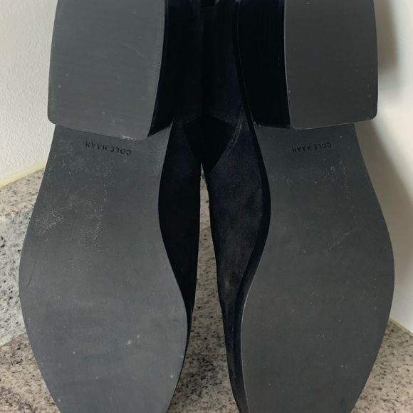 Cole Haan Suede Ankle Boots, Blabk, Size 11, never worn - Picture 6 of 6